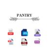 Pantry SVG Design #004 | Digital SVG