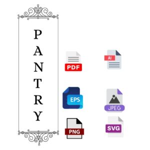 Pantry Sign SVG Design