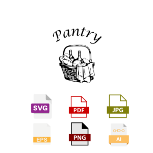 Pantry SVG Design #002 | Digital SVG