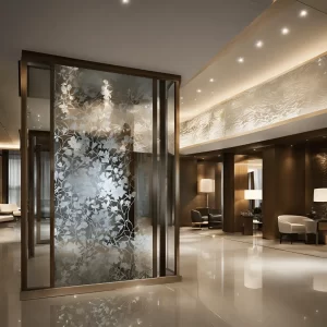 Luxury glass décor
