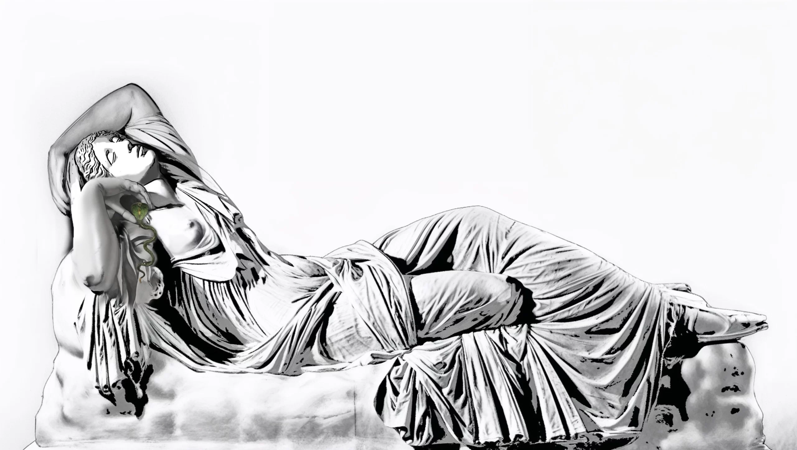 Digital design of Ariadne sculpture