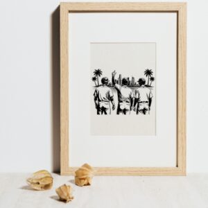 LA Dodgers players vector art editable names