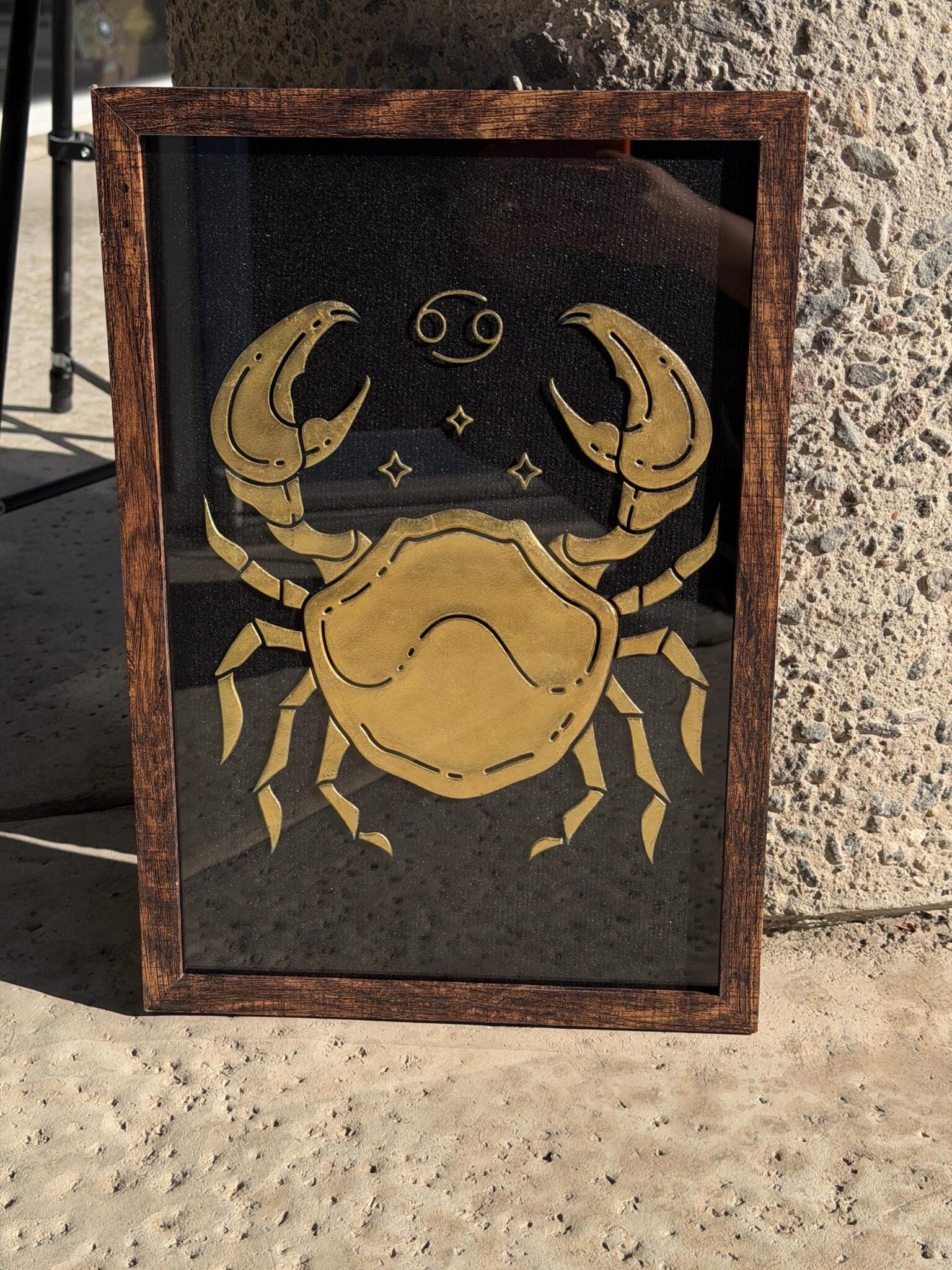 Cancer Crab Gold Leaf Art 10 Cancer Crab Gold Leaf Art
