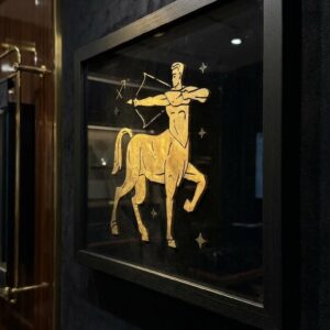 Sagittarius zodiac wall art