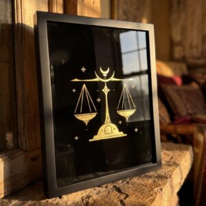 Libra zodiac wall art