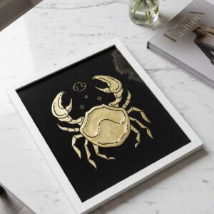 Cancer zodiac wall art