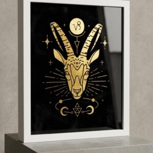 Capricorn zodiac wall art